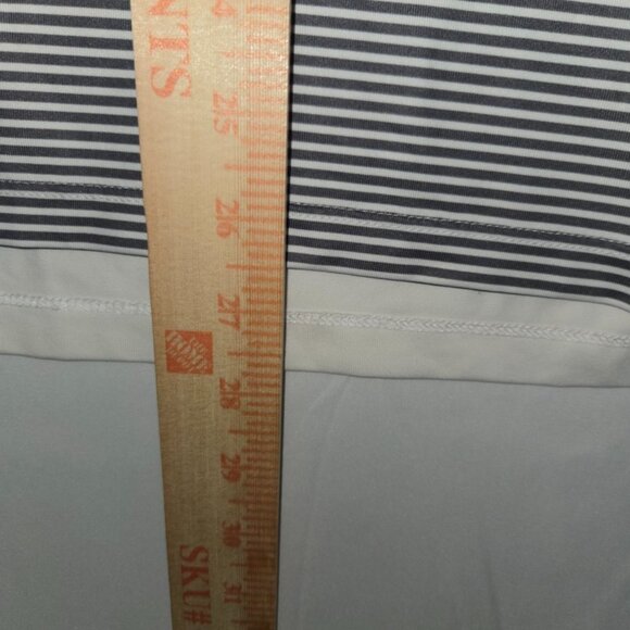 Nike Dri-Fit Polo Shirt Mens Dri Fit Pinehurst Golf Course Striped READ - Picture 7 of 8